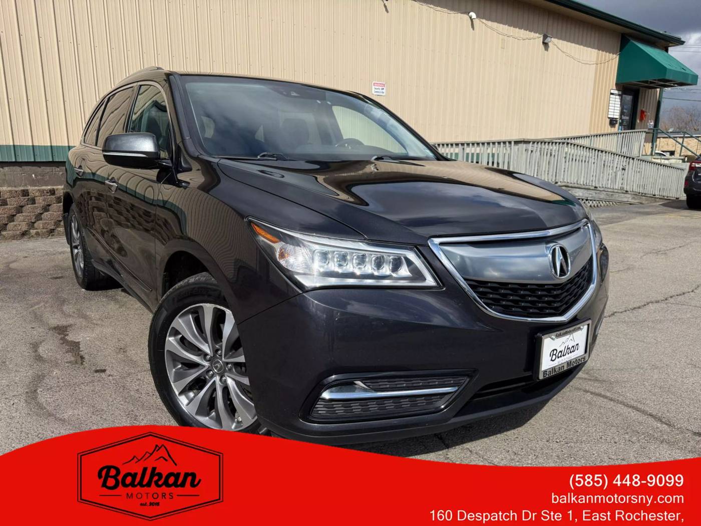 2016 Acura MDX Technology with Entertainment Package — SUV — 139,268 mi — East Rochester, NY