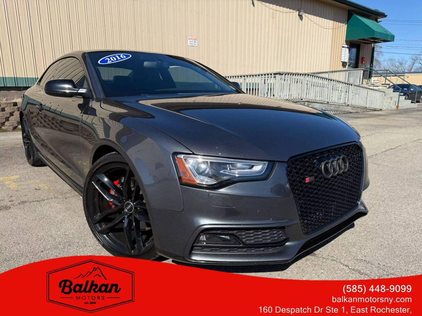 2016 Audi S5 Premium Plus — Coupe — 55,265 mi — East Rochester, NY