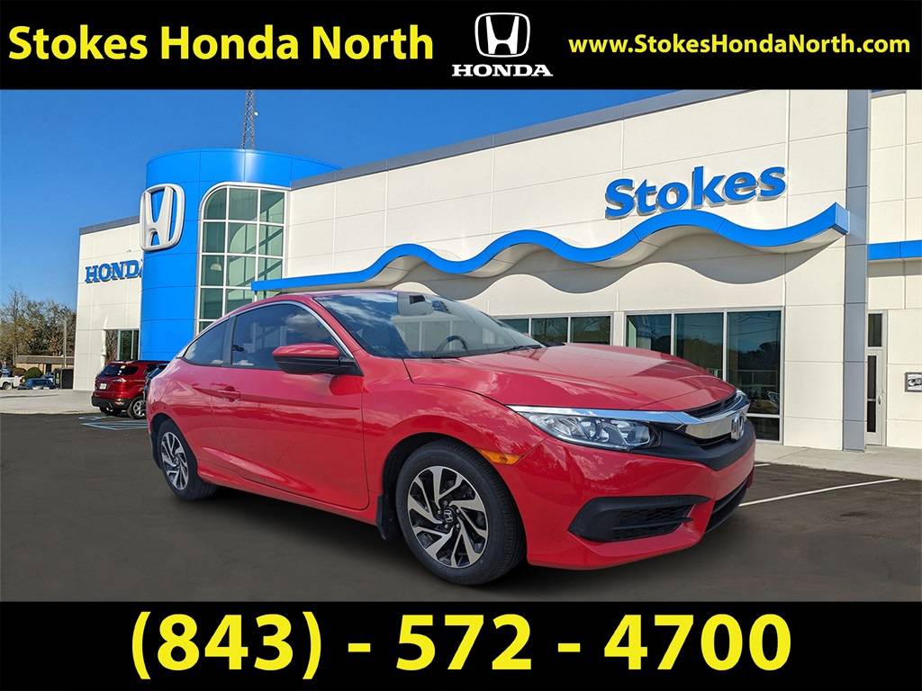 2016 Honda Civic LX-P — Coupe — 72,548 mi — North Charleston, SC