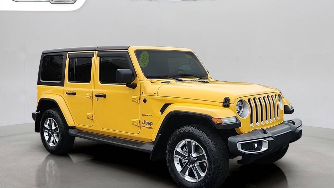 2021 Jeep Wrangler Sahara — SUV — 34,479 mi — Somerset, MA