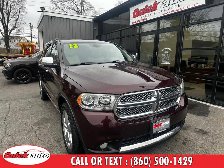 2012 Dodge Durango Citadel — SUV — 99,756 mi — Bristol, CT
