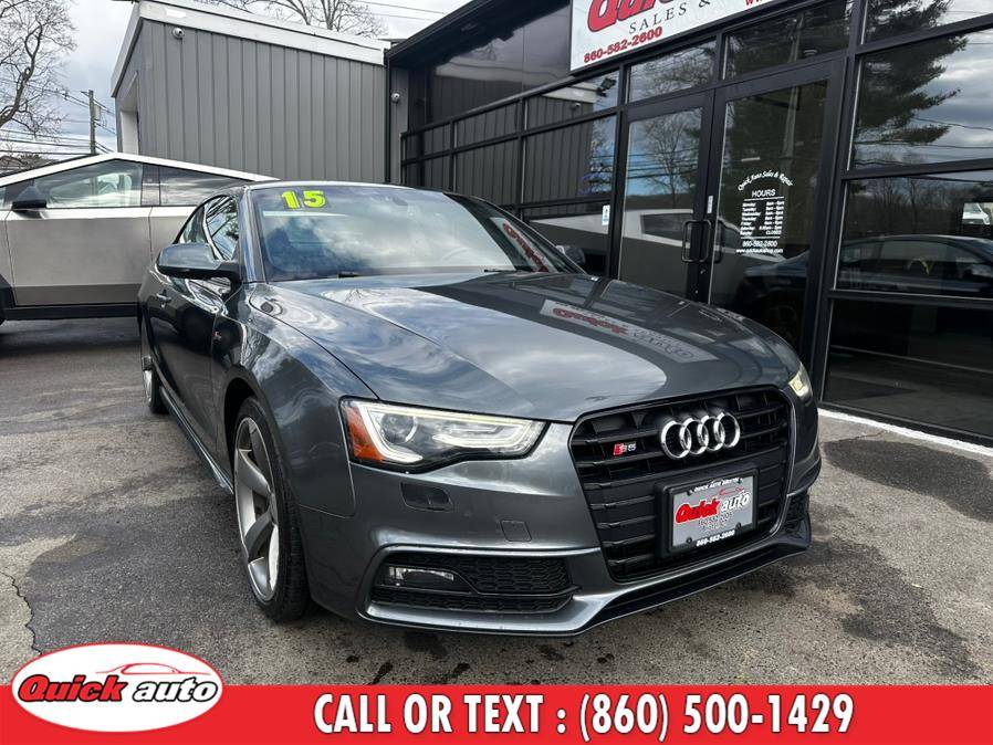2015 Audi S5 Premium Plus — Coupe — 83,275 mi — Bristol, CT
