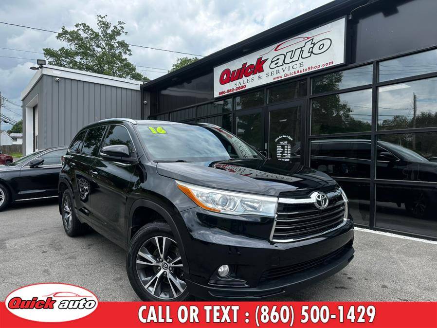 2016 Toyota Highlander XLE — SUV — 112,500 mi — Bristol, CT