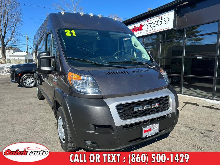 2021 Ram ProMaster Cargo Van 2500 — Cargo Van — 84,810 mi — Bristol, CT