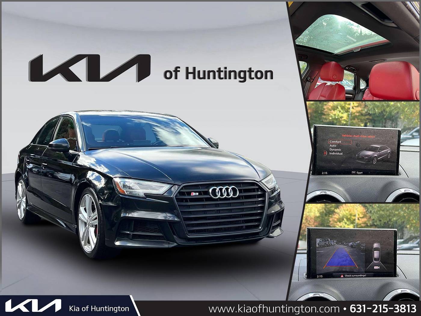2018 Audi S3 Premium Plus — Sedan — 74,223 mi — Huntington, NY