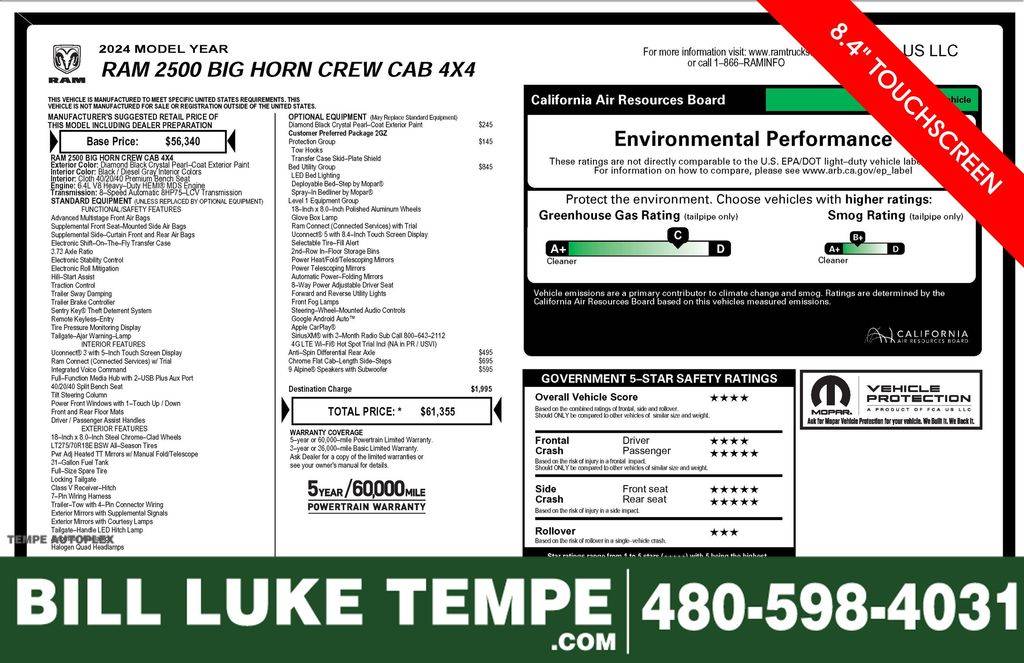 2024 Ram 2500 Big Horn — Pickup Truck — 21,852 mi — Tempe, AZ