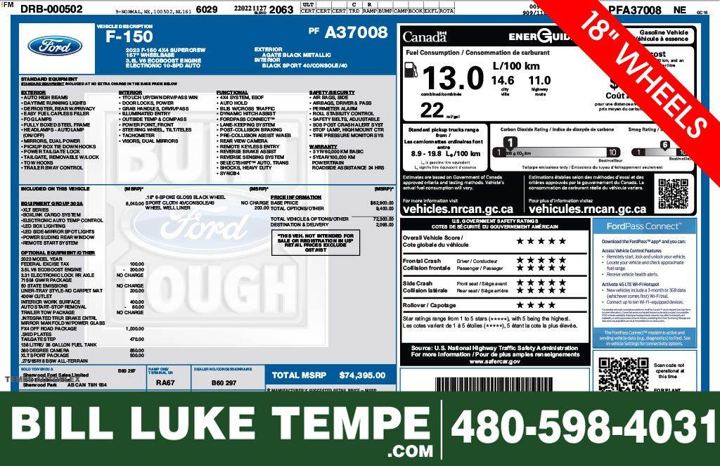 2023 Ford F-150 XLT — Pickup Truck — 47,293 mi — Tempe, AZ