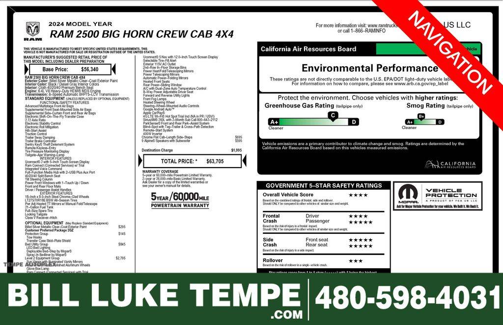2024 Ram 2500 Big Horn — Pickup Truck — 22,778 mi — Tempe, AZ