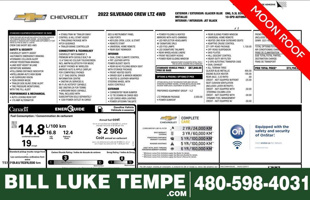 2022 Chevrolet Silverado 1500 LTZ — Pickup Truck — 26,566 mi — Tempe, AZ