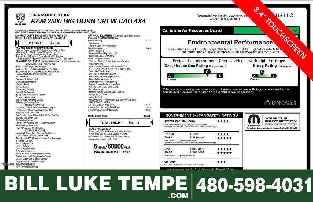 2024 Ram 2500 Big Horn — Pickup Truck — 15,424 mi — Tempe, AZ