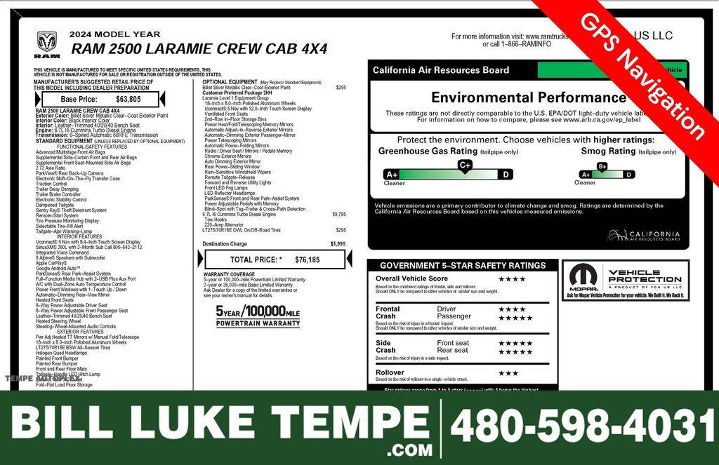 2024 Ram 2500 Laramie — Pickup Truck — 24,949 mi — Tempe, AZ