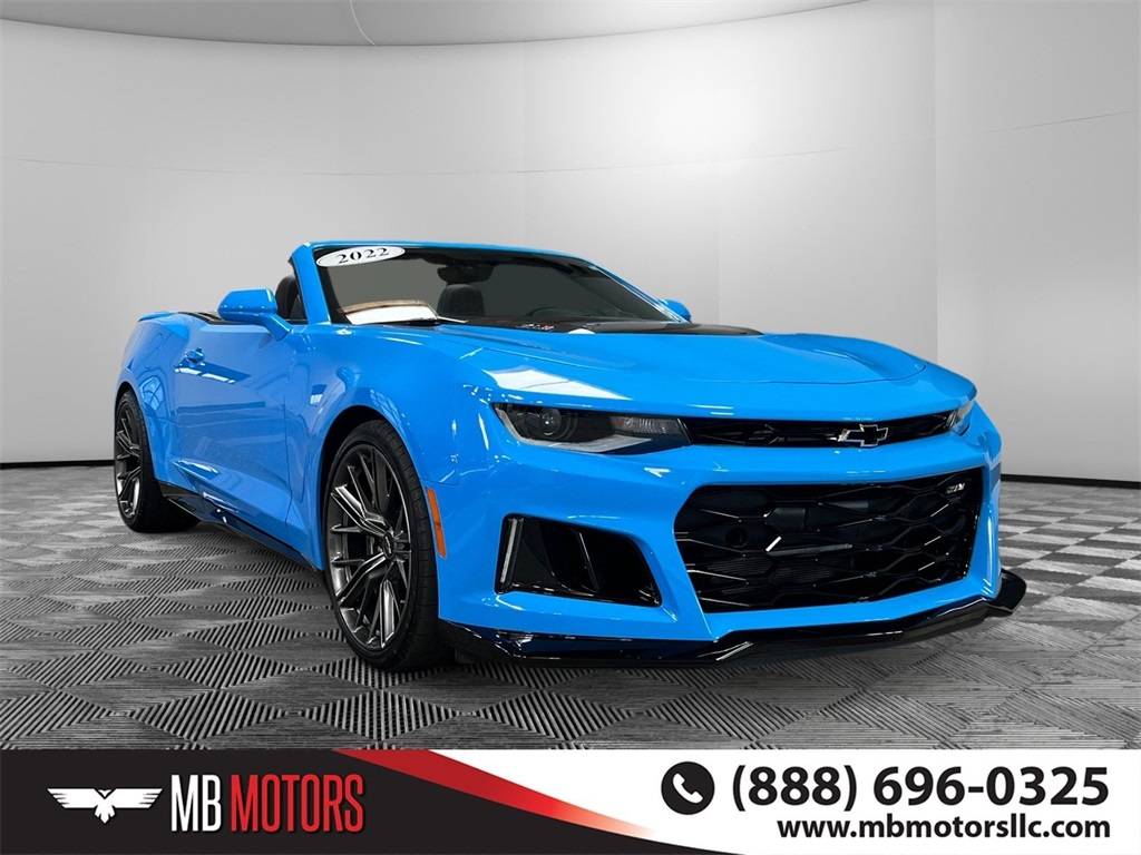 2022 Chevrolet Camaro ZL1 — Convertible — 5,103 mi — Bellingham, WA