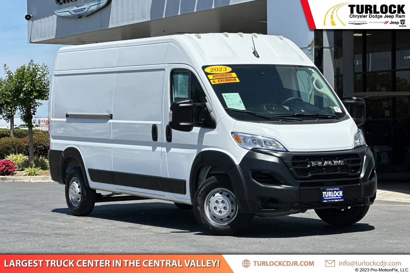 2023 Ram ProMaster Cargo Van 2500 — Cargo Van — 60,624 mi — Turlock, CA