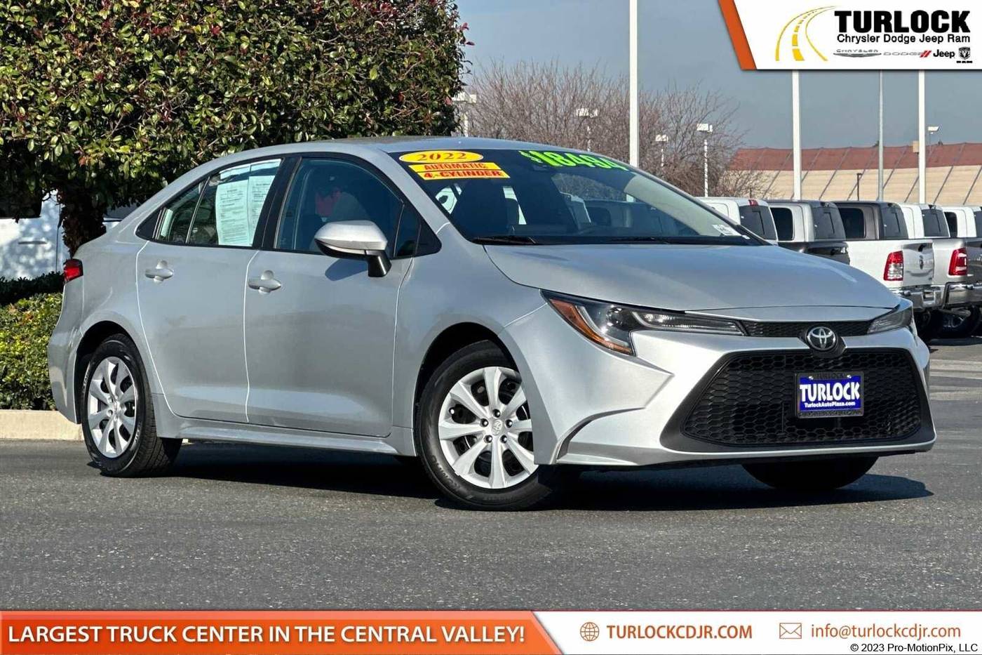 2022 Toyota Corolla LE — Sedan — 61,671 mi — Turlock, CA