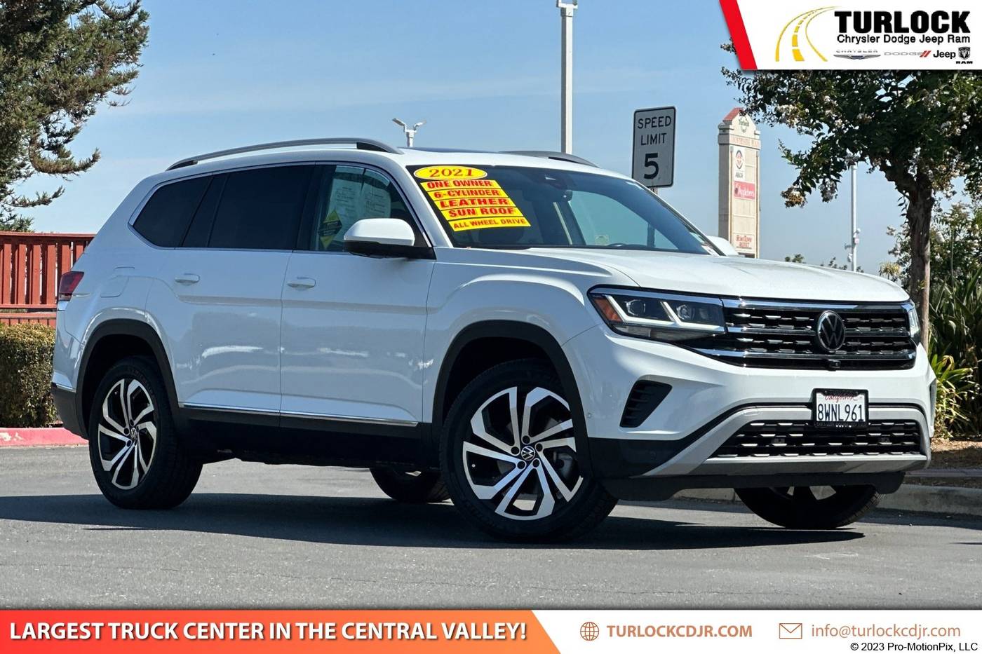 2021 Volkswagen Atlas SEL Premium — SUV — 30,626 mi — Turlock, CA