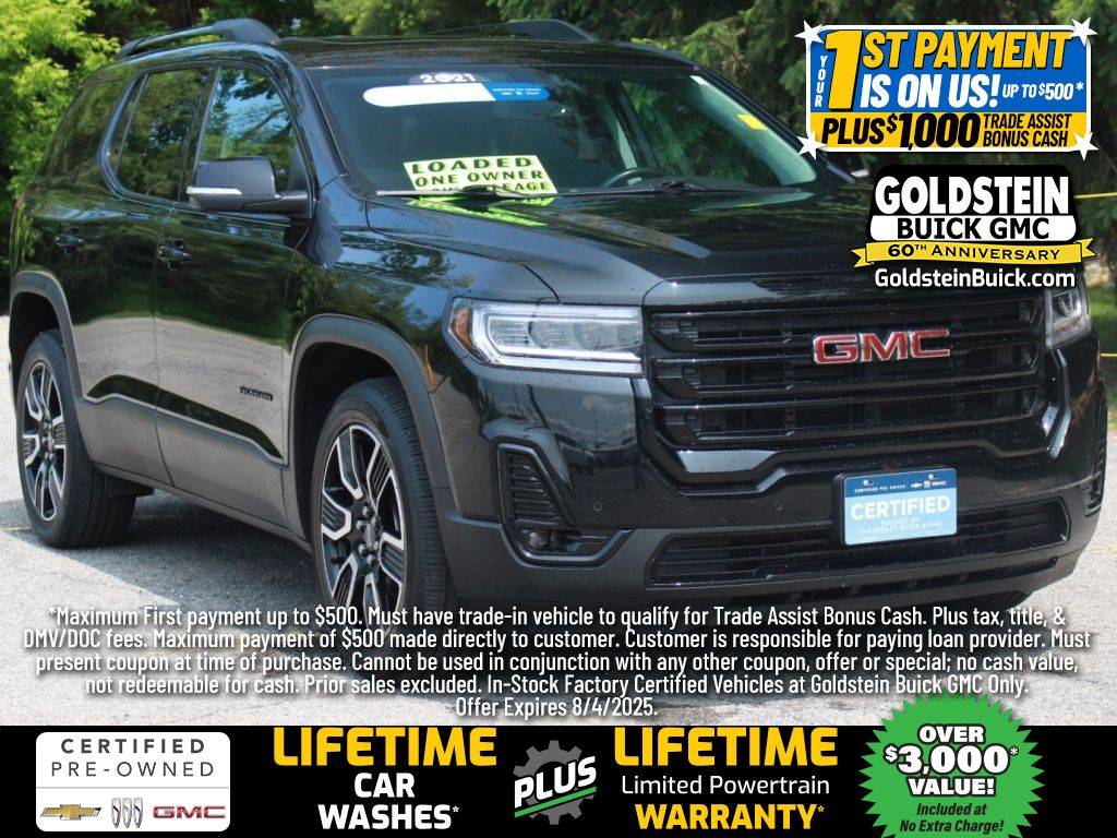 2021 GMC Acadia SLT — SUV — 47,677 mi — Albany, NY