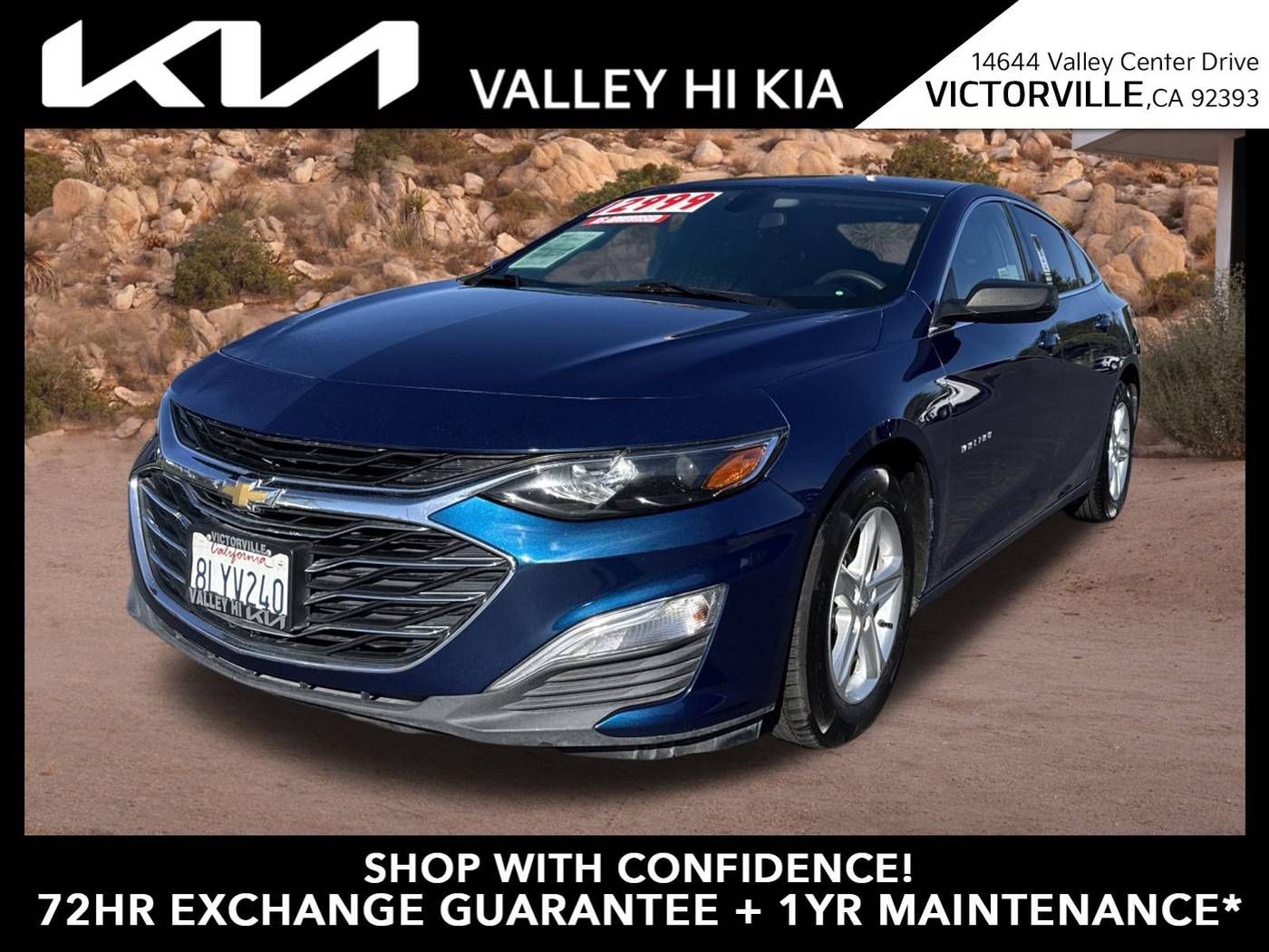 2019 Chevrolet Malibu LS — Sedan — 106,790 mi — Victorville, CA