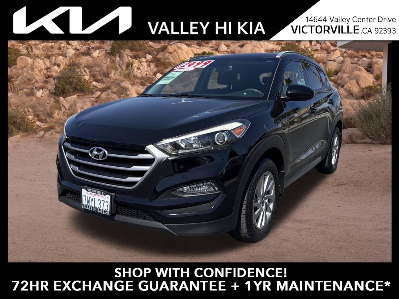 2017 Hyundai Tucson SE — SUV — 76,703 mi — Victorville, CA