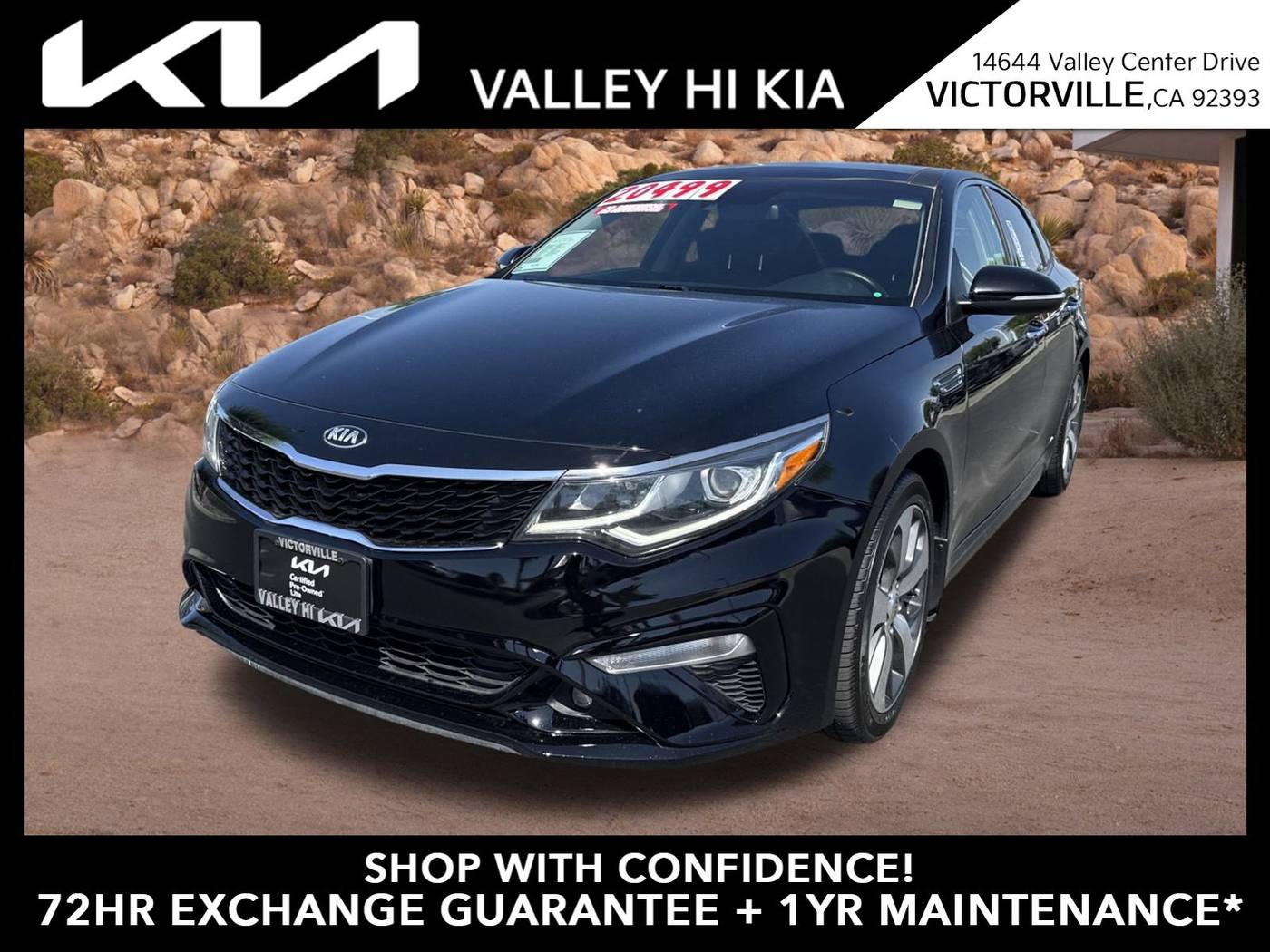 2020 Kia Optima S — Sedan — 60,269 mi — Victorville, CA