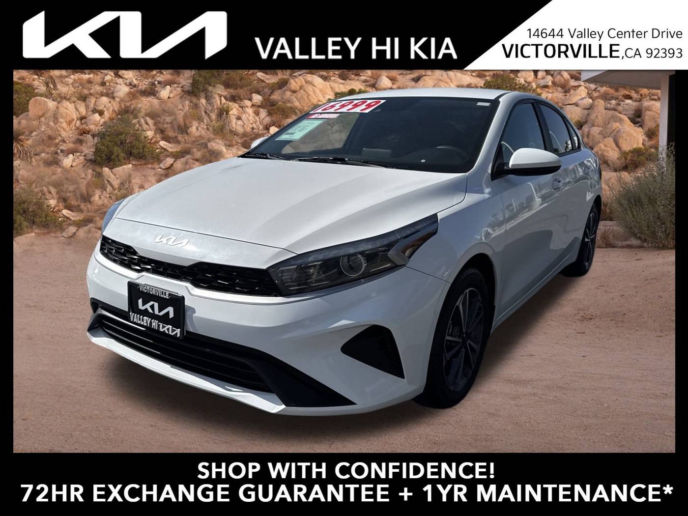 2022 Kia Forte LXS — Sedan — 75,994 mi — Victorville, CA