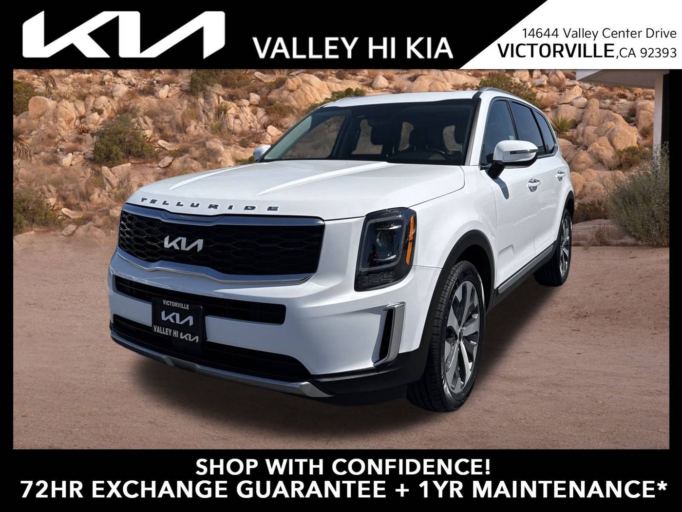 2022 Kia Telluride S — SUV — 30,516 mi — Victorville, CA