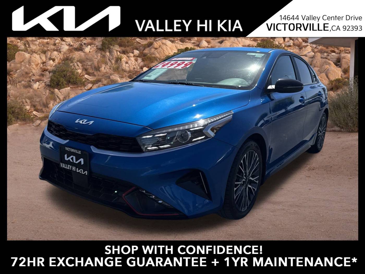 2023 Kia Forte GT-Line — Sedan — 22,442 mi — Victorville, CA