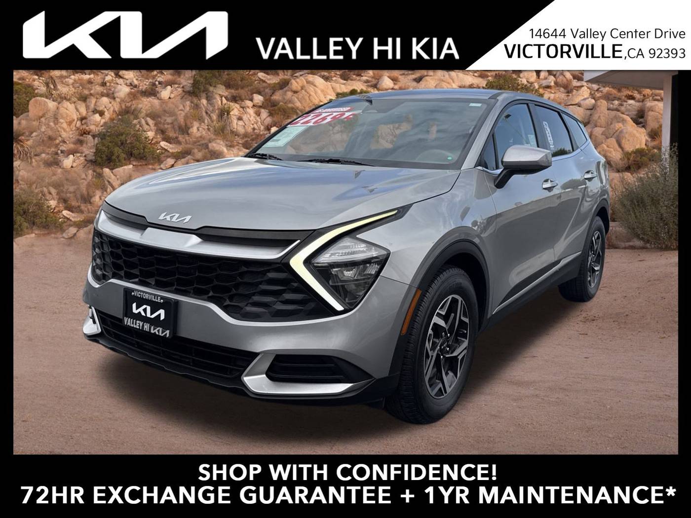 2023 Kia Sportage LX — SUV — 52,523 mi — Victorville, CA