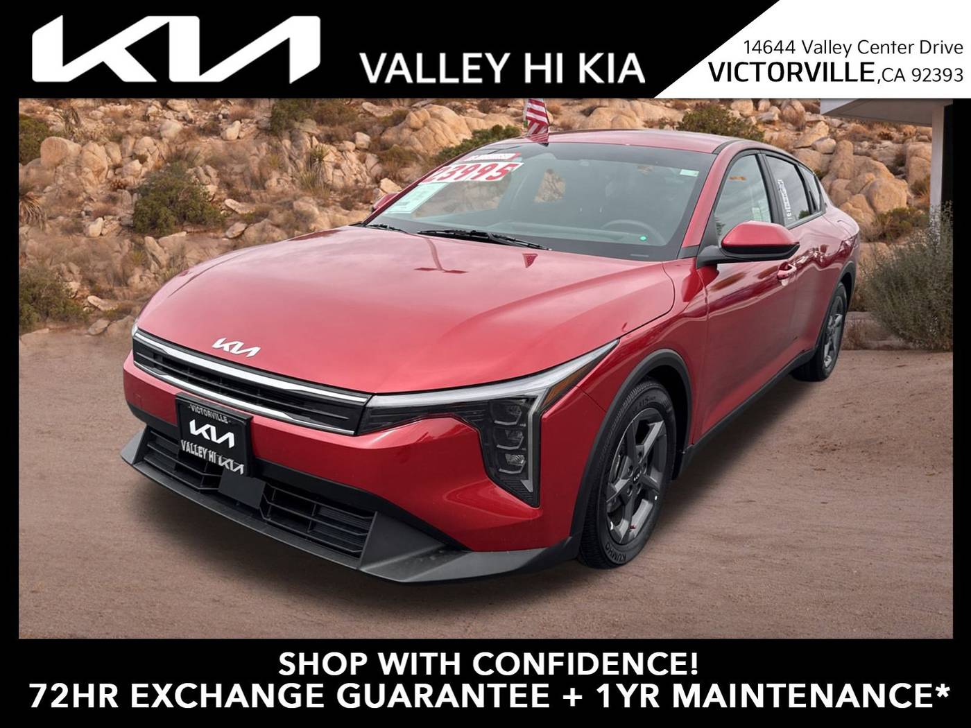 2025 Kia K4 LXS — Sedan — 6,764 mi — Victorville, CA