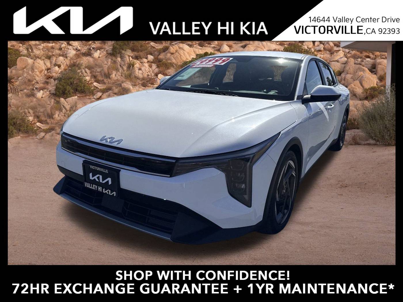 2025 Kia K4 EX — Sedan — 5,750 mi — Victorville, CA