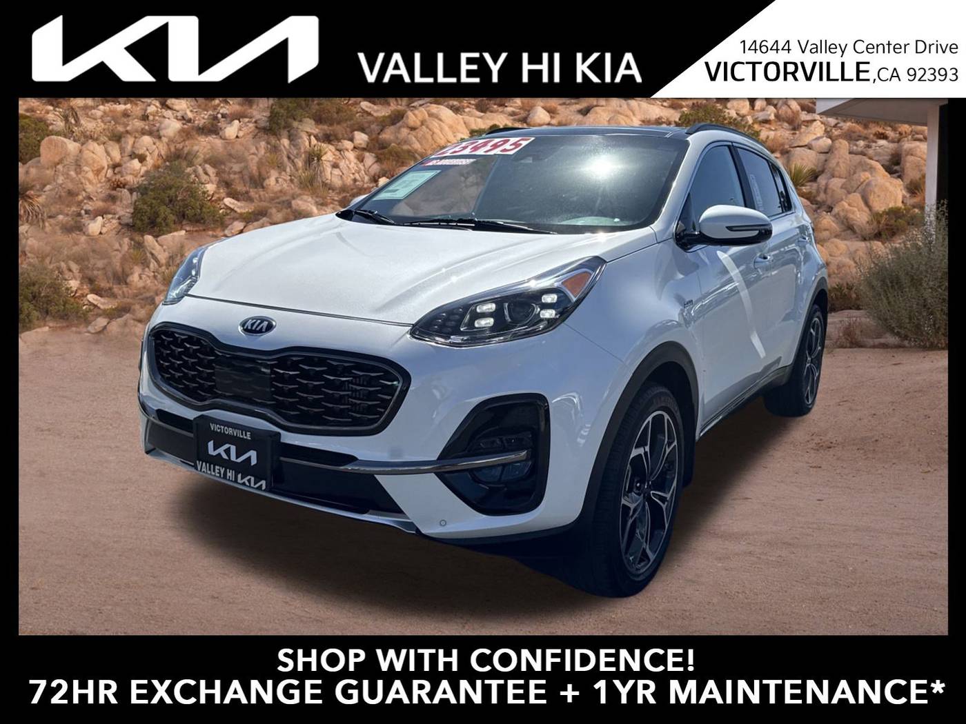 2021 Kia Sportage SX Turbo — SUV — 60,646 mi — Victorville, CA