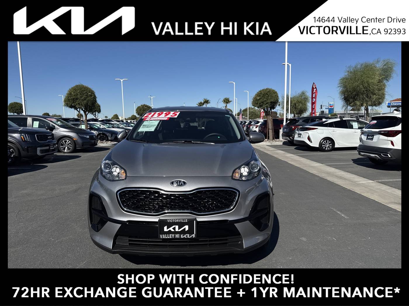 2022 Kia Sportage LX — SUV — 20,268 mi — Victorville, CA