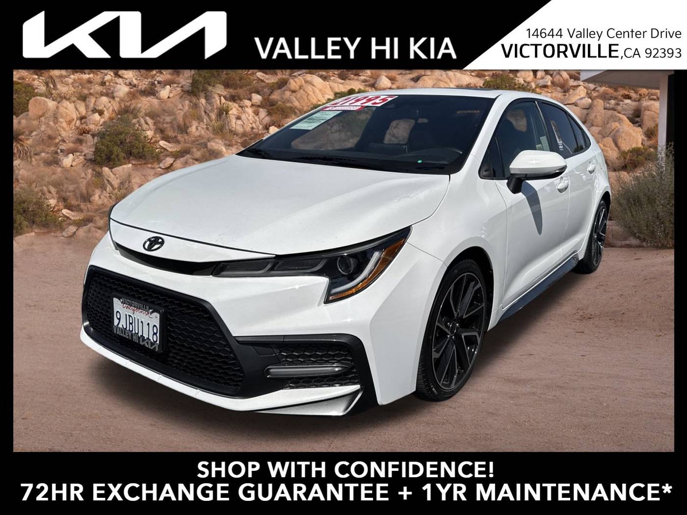 2020 Toyota Corolla SE — Sedan — 54,293 mi — Victorville, CA