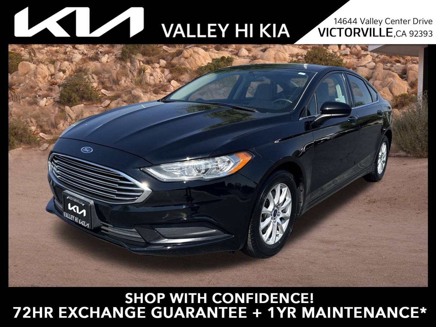 2018 Ford Fusion S — Sedan — 132,492 mi — Victorville, CA