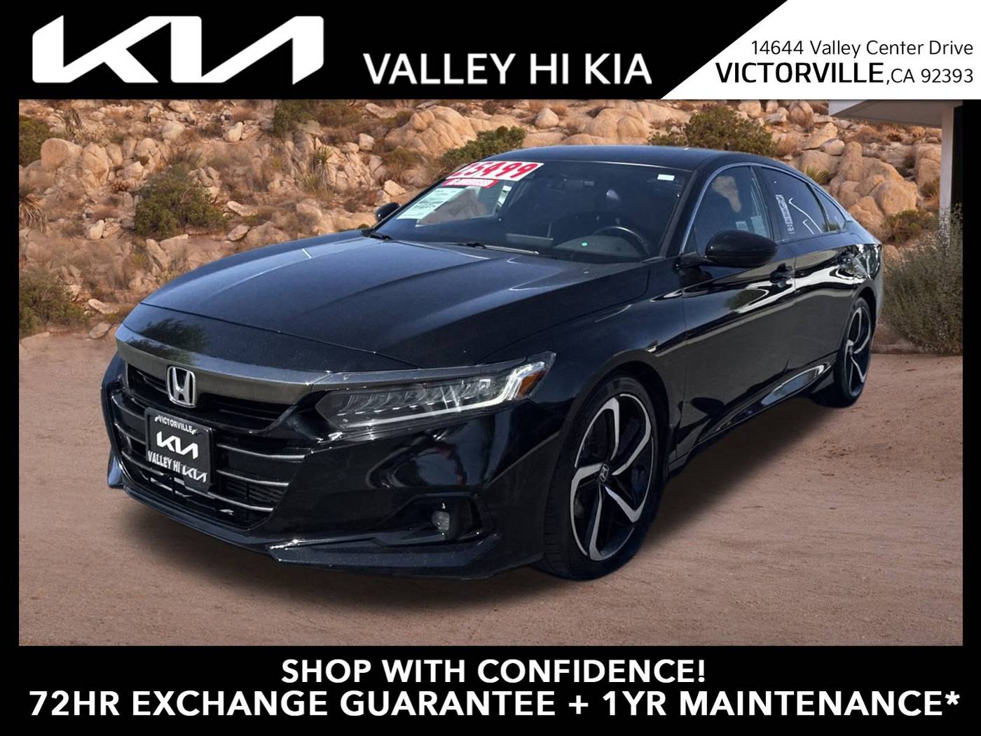 2022 Honda Accord Sport — Sedan — 65,331 mi — Victorville, CA