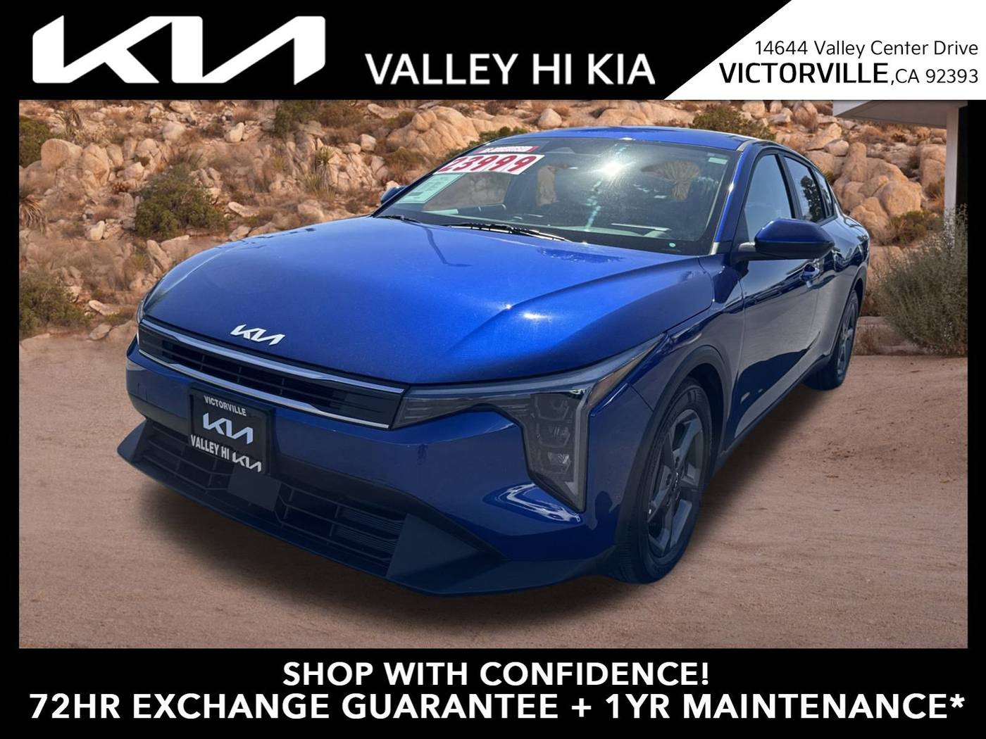 2025 Kia K4 LXS — Sedan — 8,482 mi — Victorville, CA