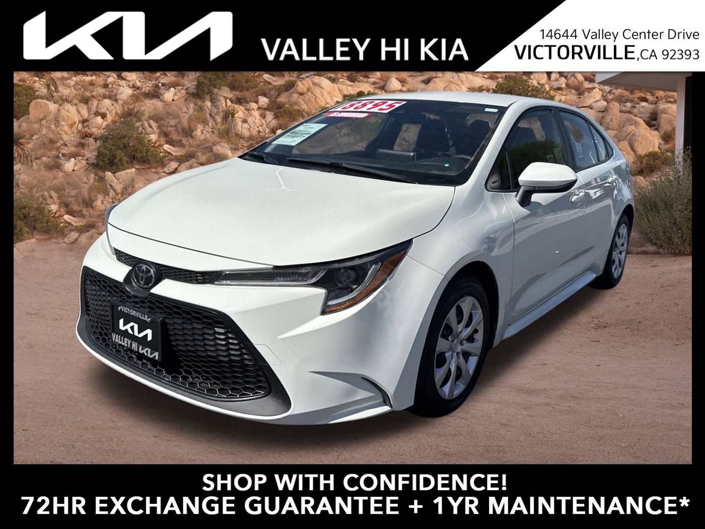 2021 Toyota Corolla LE — Sedan — 71,098 mi — Victorville, CA