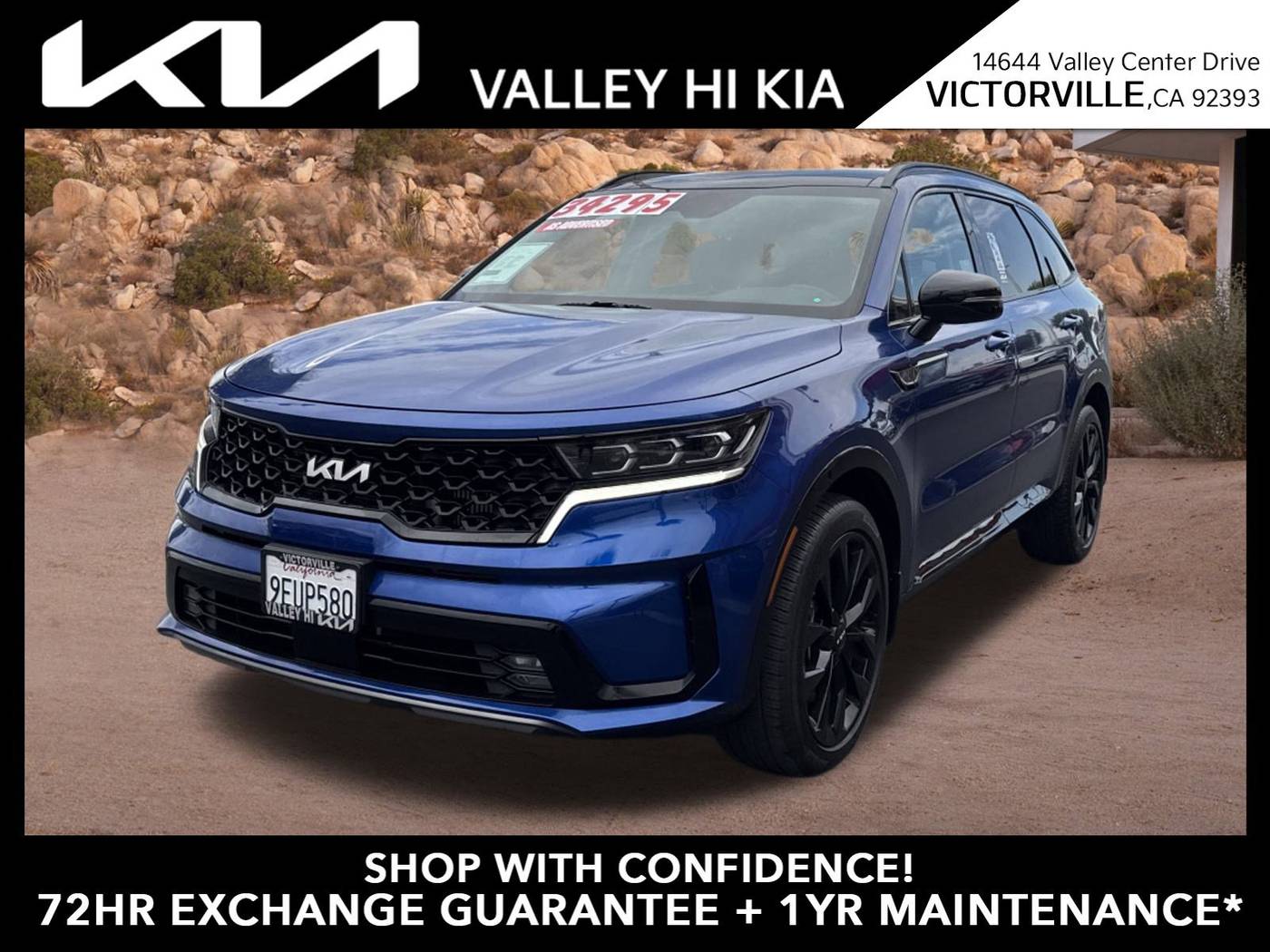 2023 Kia Sorento SX — SUV — 29,031 mi — Victorville, CA