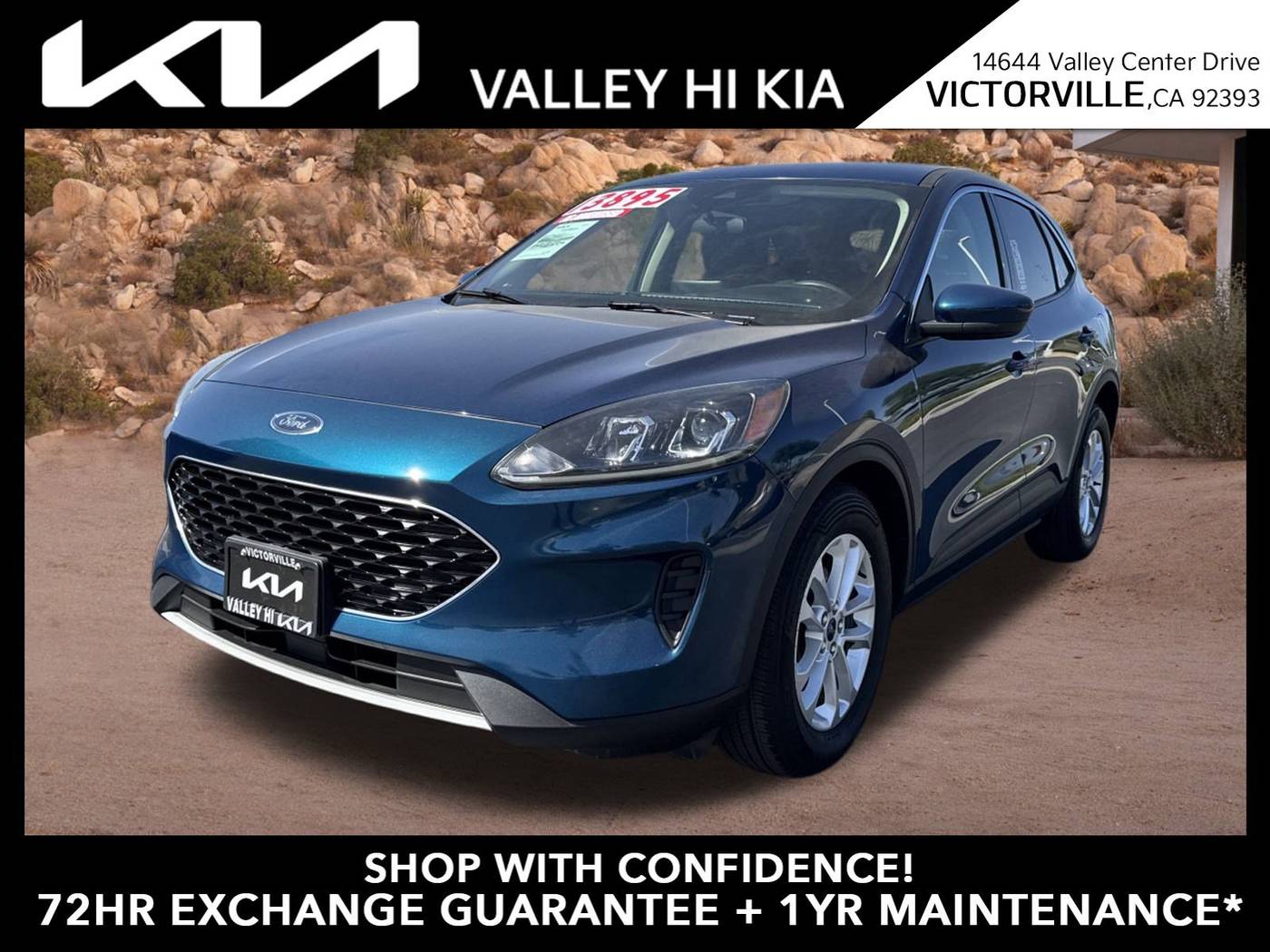 2020 Ford Escape SE — SUV — 83,252 mi — Victorville, CA