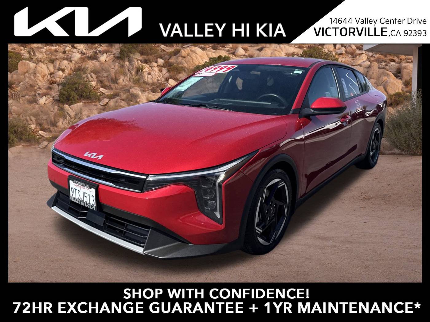 2025 Kia K4 EX — Sedan — 6,159 mi — Victorville, CA