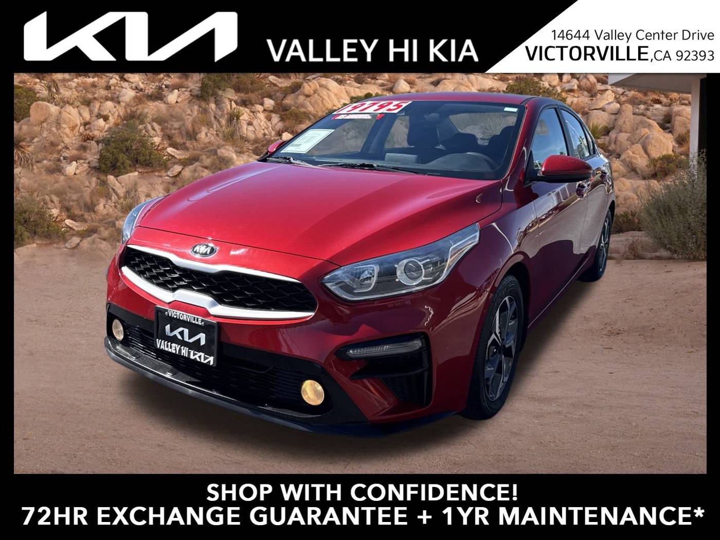2020 Kia Forte LXS — Sedan — 27,764 mi — Victorville, CA