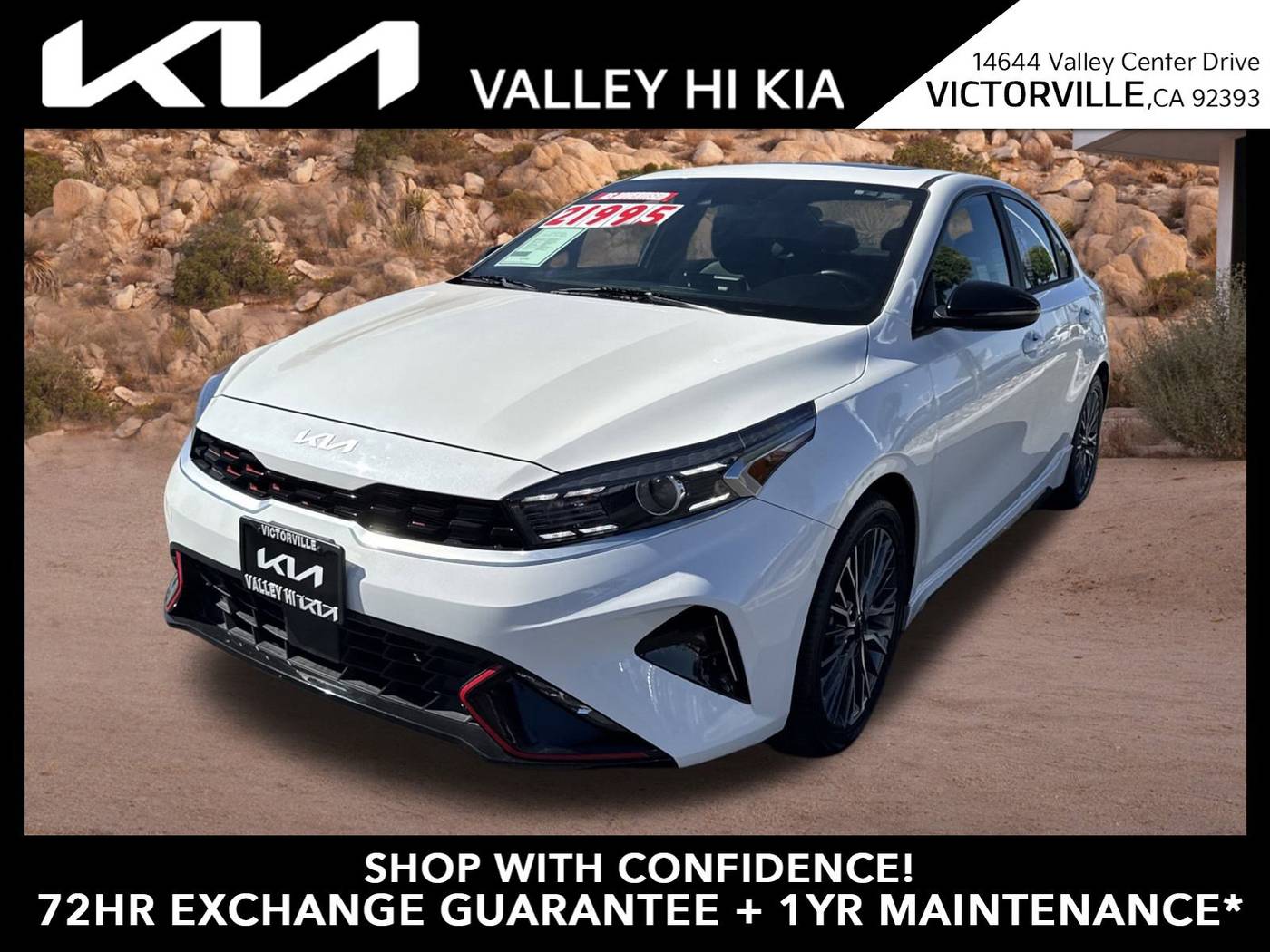 2023 Kia Forte GT-Line — Sedan — 34,546 mi — Victorville, CA