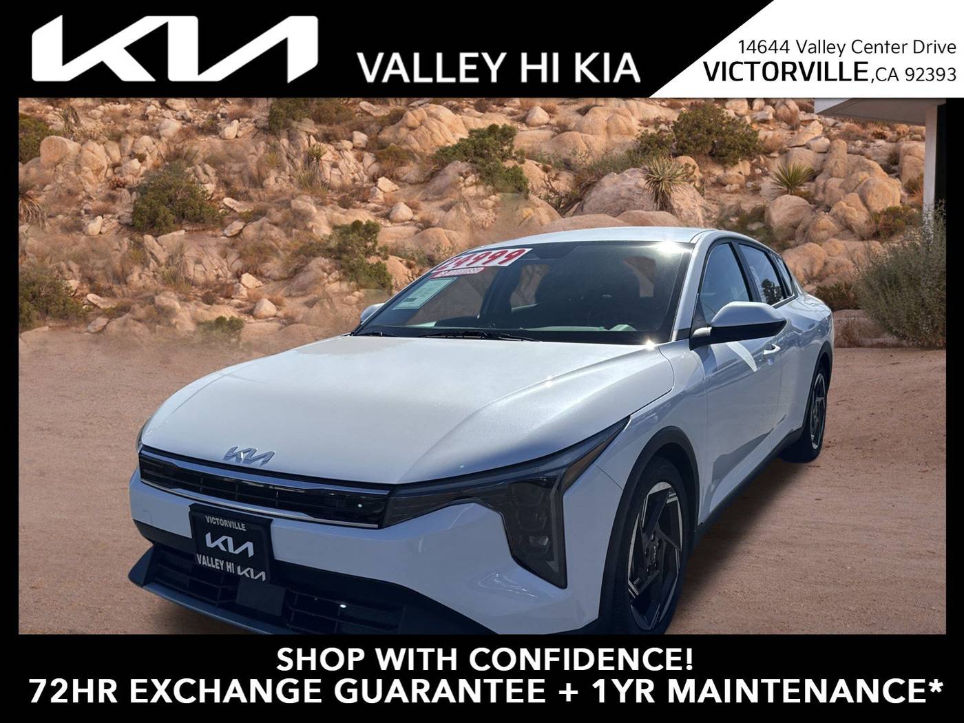 2025 Kia K4 EX — Sedan — 6,242 mi — Victorville, CA