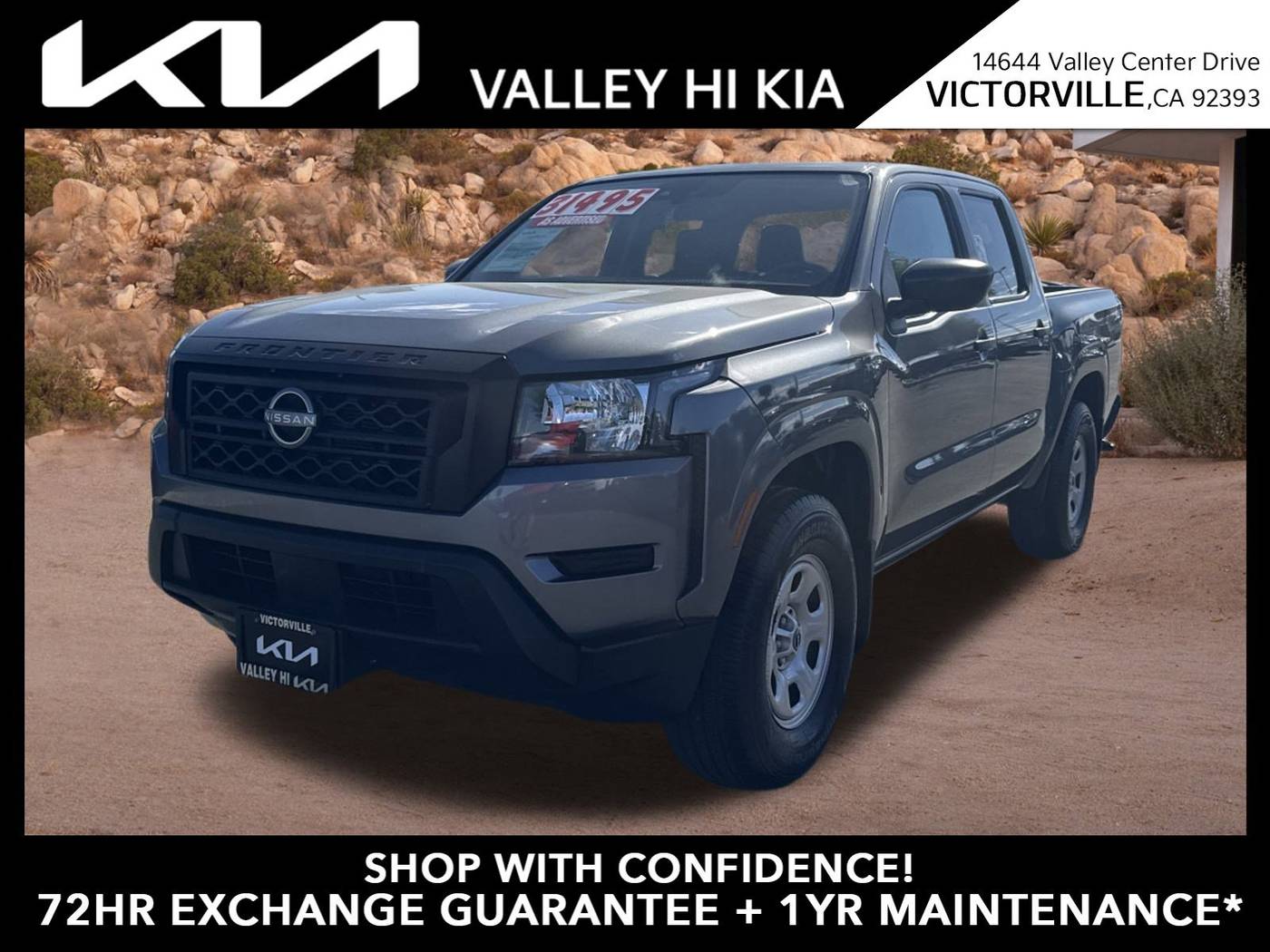 2023 Nissan Frontier S — Pickup Truck — 13,827 mi — Victorville, CA