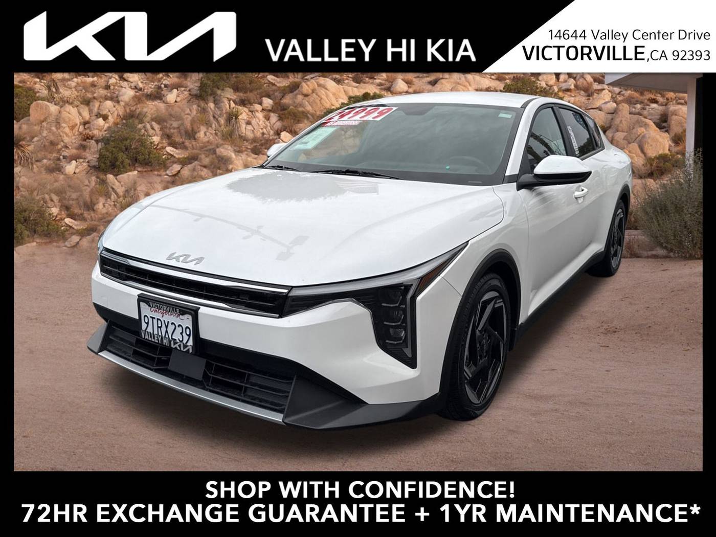 2025 Kia K4 EX — Sedan — 5,730 mi — Victorville, CA