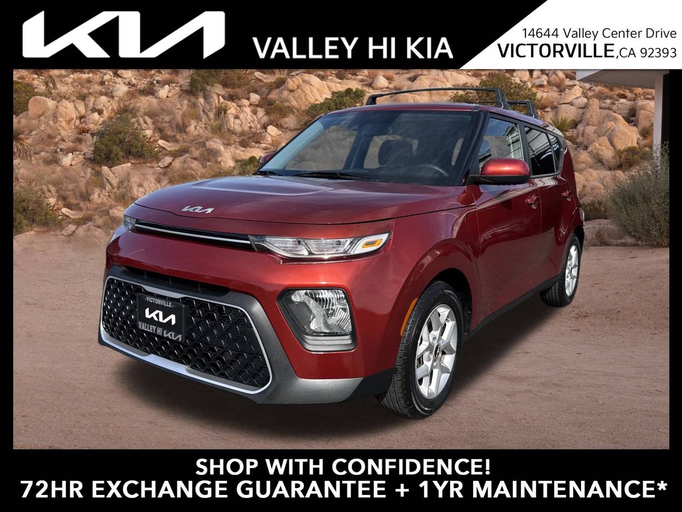 2022 Kia Soul LX — Hatchback — 65,887 mi — Victorville, CA