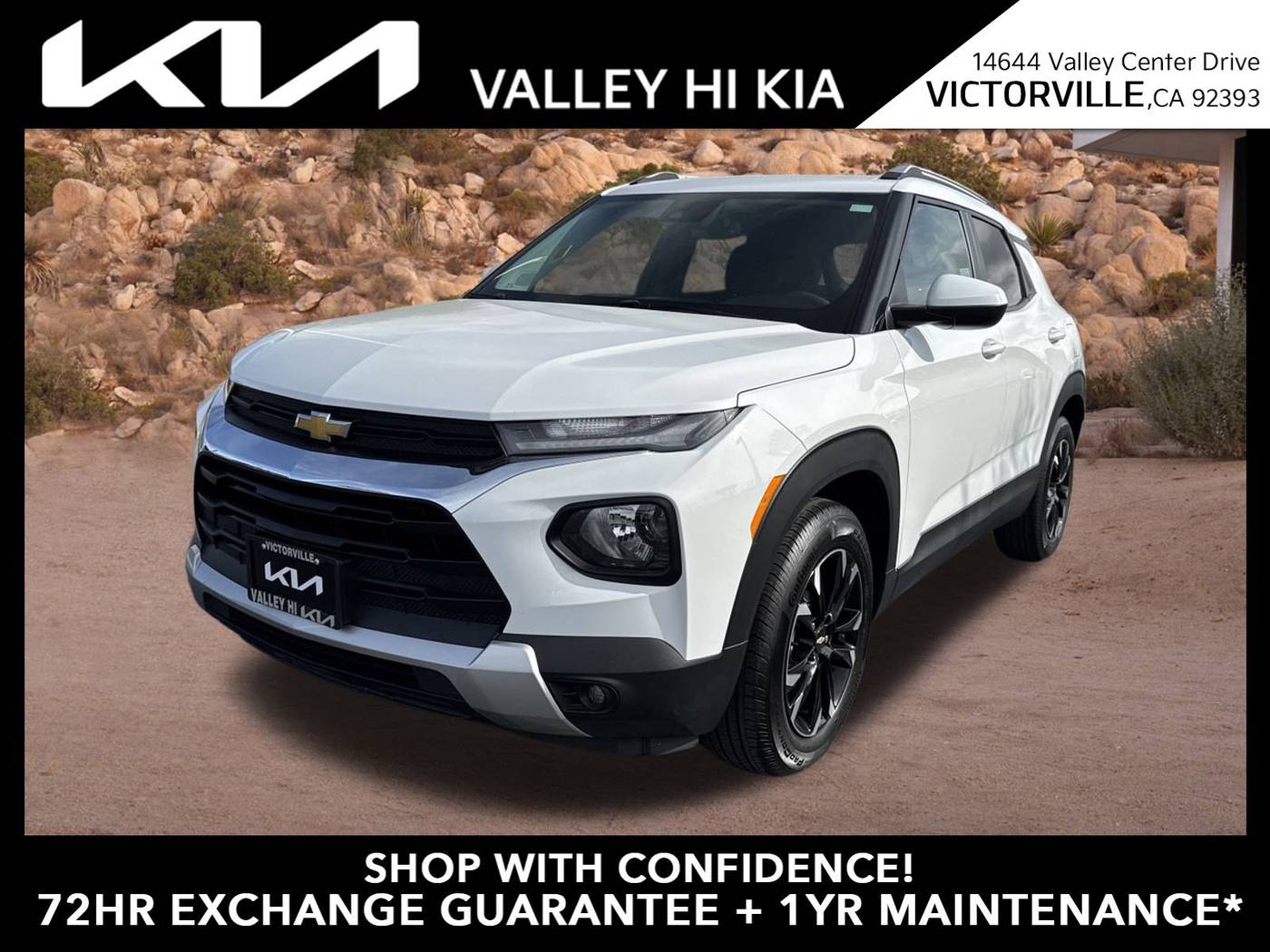 2022 Chevrolet Trailblazer LT — SUV — 20,006 mi — Victorville, CA