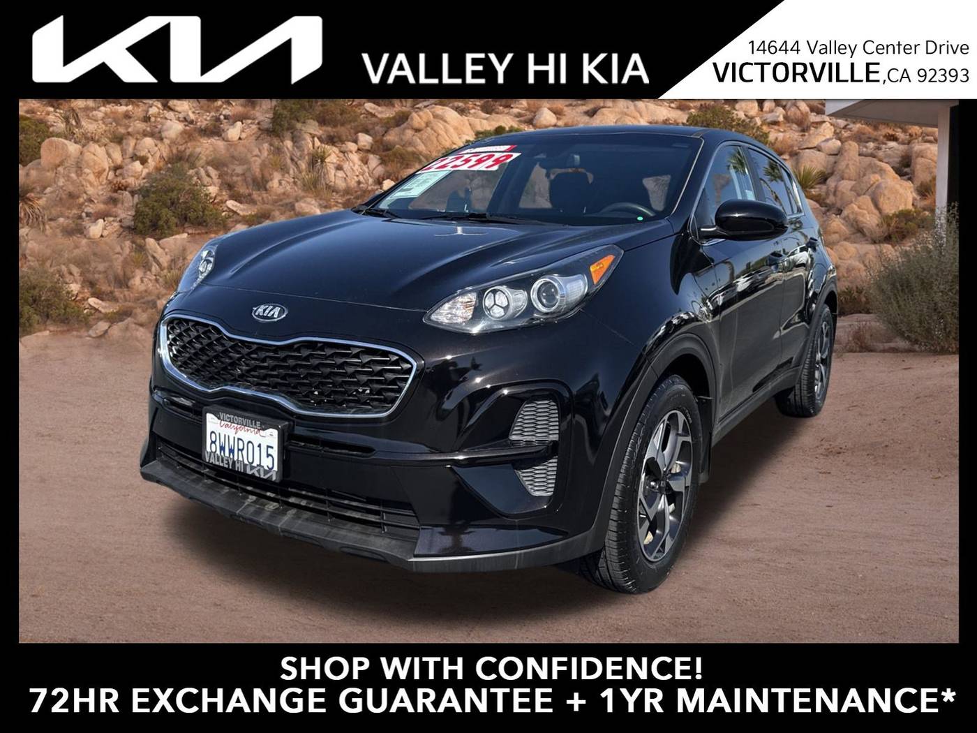2022 Kia Sportage LX — SUV — 19,484 mi — Victorville, CA