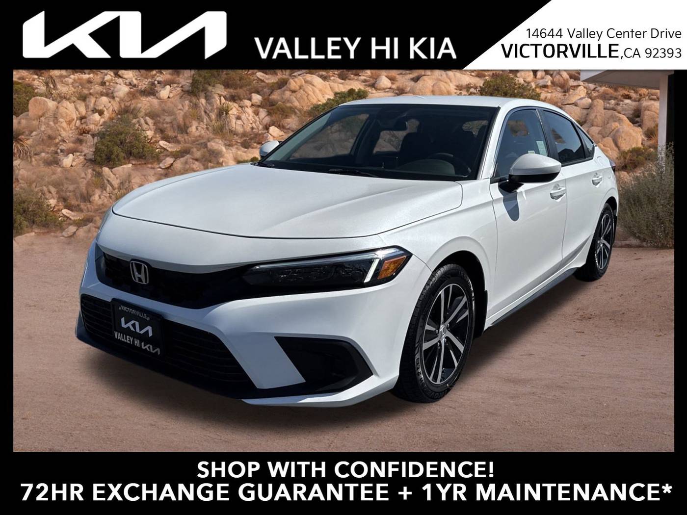 2023 Honda Civic LX — Hatchback — 33,419 mi — Victorville, CA