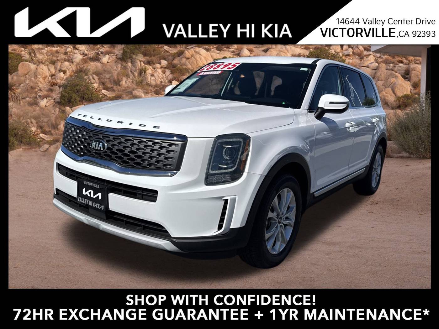 2021 Kia Telluride LX — SUV — 50,287 mi — Victorville, CA