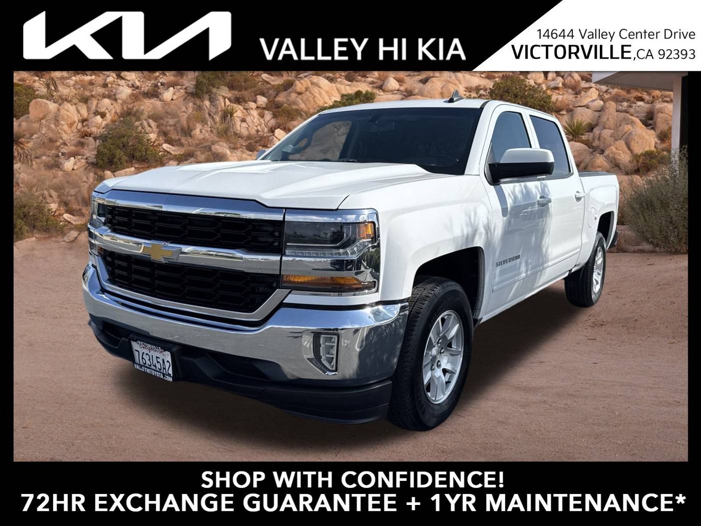 2016 Chevrolet Silverado 1500 LT — Pickup Truck — 72,470 mi — Victorville, CA